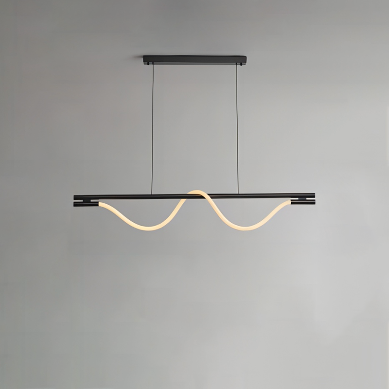silicon  Geometric Linear Pendant Light--TP-B8013