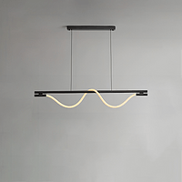 silicon  Geometric Linear Pendant Light--TP-B8013