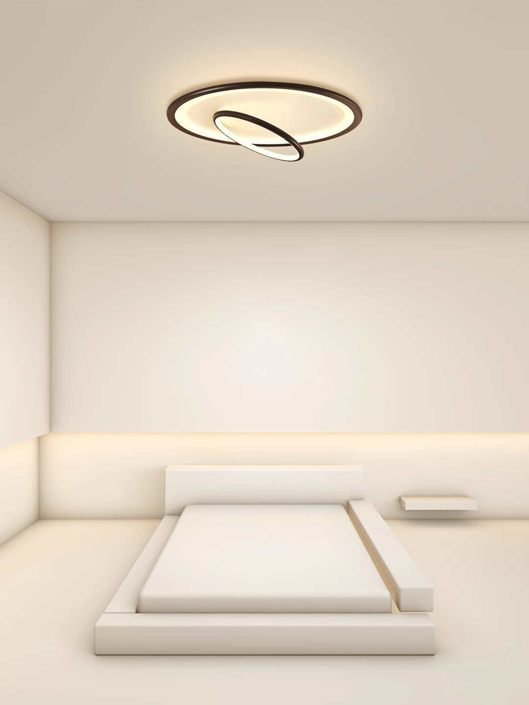 Bedroom Warm Soft Light Ceiling Lamp, Sleep-Friendly Lighting