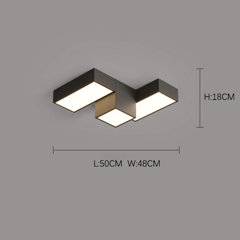 Bedroom Warm Soft Light Ceiling Lamp, Sleep-Friendly Lighting--TP-B9167-A