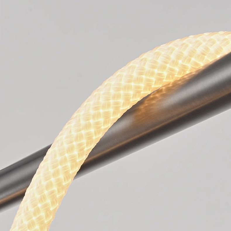 silicon  Geometric Linear Pendant Light--TP-B8013