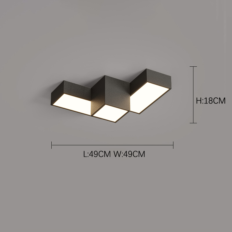 Bedroom Warm Soft Light Ceiling Lamp, Sleep-Friendly Lighting--TP-B9167-B