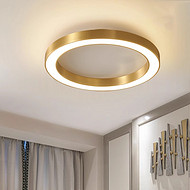 Customizable Size Round Ceiling Light, Minimalist Commercial Lighting