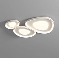 Geometric Asymmetric Iron Ceiling Light, Asymmetric Design, Enhances Artistic Sense