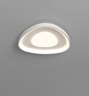 Pure White Acrylic Round Ceiling Light, Nordic Minimalist, Fits Various Decor Styles
