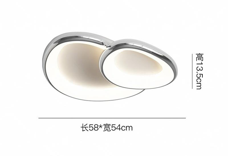 Nordic Style Full Acrylic Ceiling Light, Light and Transparent, Protecting Family's Eyes---TP-B9197-2