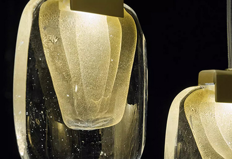 Flat Disk Ceiling Pendant with Hidden LED Light Source ----TP-B7689