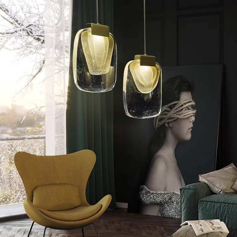 Flat Disk Ceiling Pendant with Hidden LED Light Source ----TP-B7689