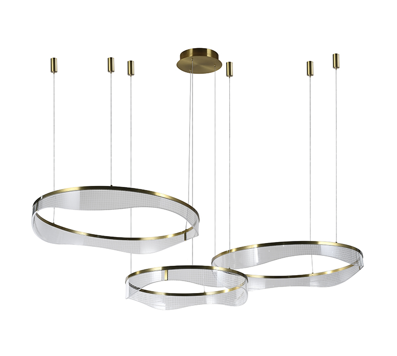 Art Deco Inspired Acrylic  Chandelier---TP-B9113-3B