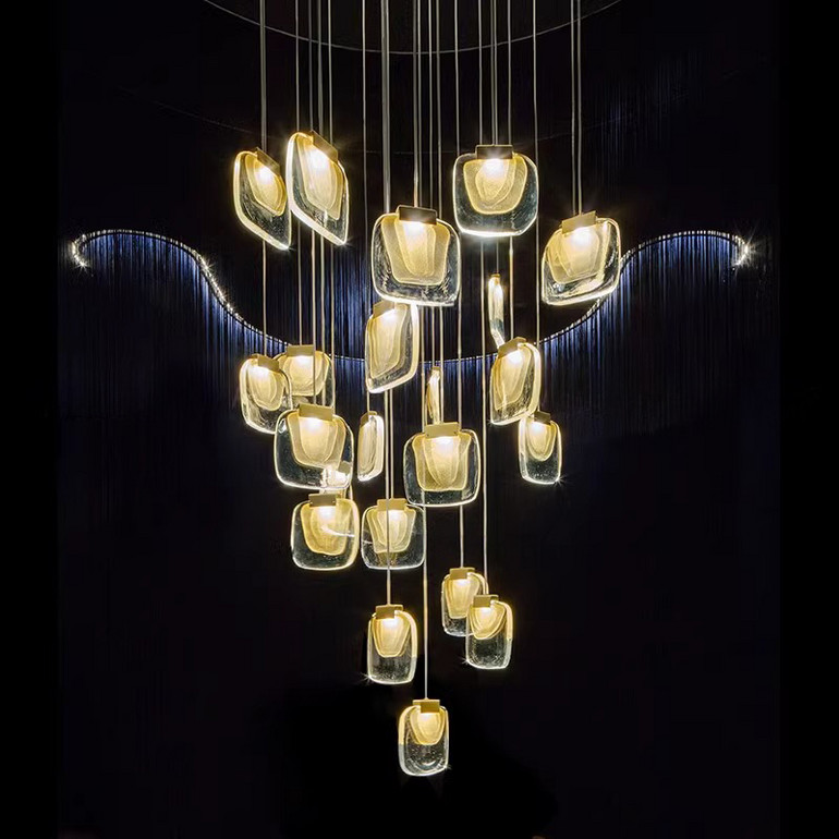 Flat Disk Ceiling Pendant with Hidden LED Light Source ----TP-B7689