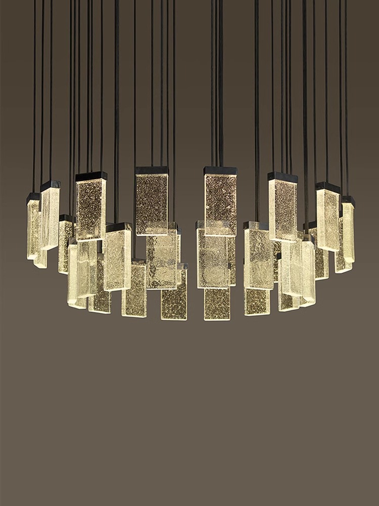 Thin Frame Linear Pendant with Matte Black Finish--TP-B9184
