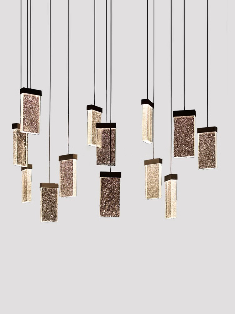 Thin Frame Linear Pendant with Matte Black Finish--TP-B9184