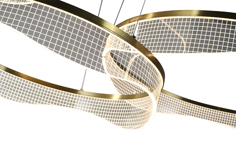 Art Deco Inspired Acrylic  Chandelier---TP-B9113-3B