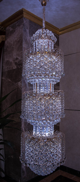 European-style,indoor,glass,crystal chandelier lamp