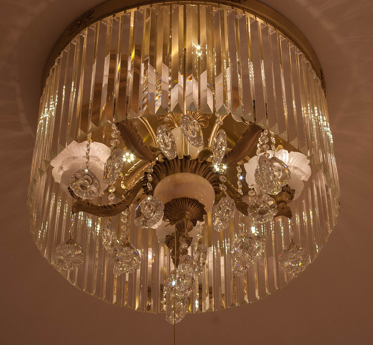 European-style,indoor,glass,crystal chandelier lamp