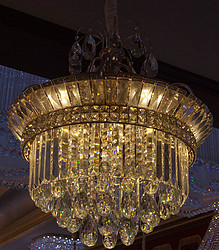 European-style,indoor,glass,crystal chandelier lamp