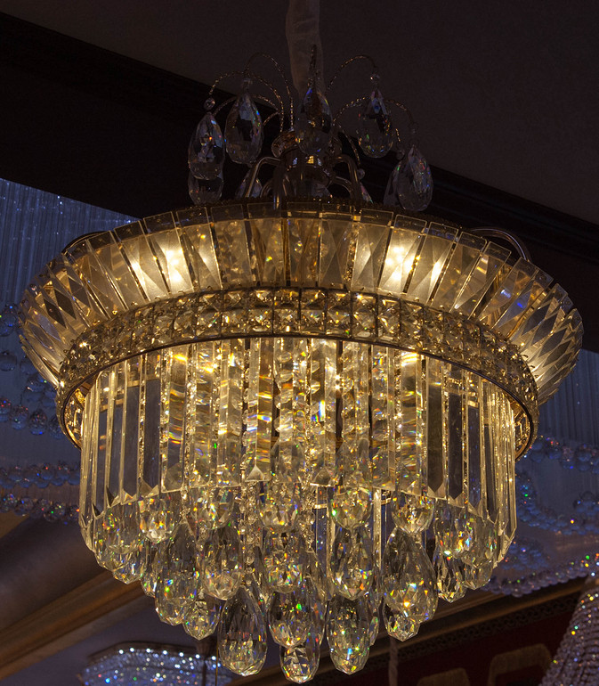 European-style,indoor,glass,crystal chandelier lamp