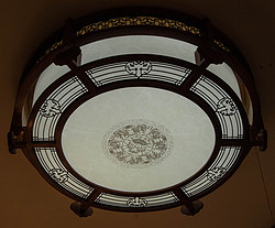 Chinese-style,indoor,glass,crystal ceiling lamp