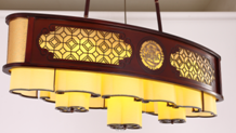 Plumes Lighting,Modern Chinese style lamp, classical hall, chandelier