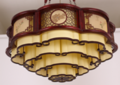 Plumes Lighting,Chinese big chandelier, classic classical auspicious light, solid wood circular living room lam