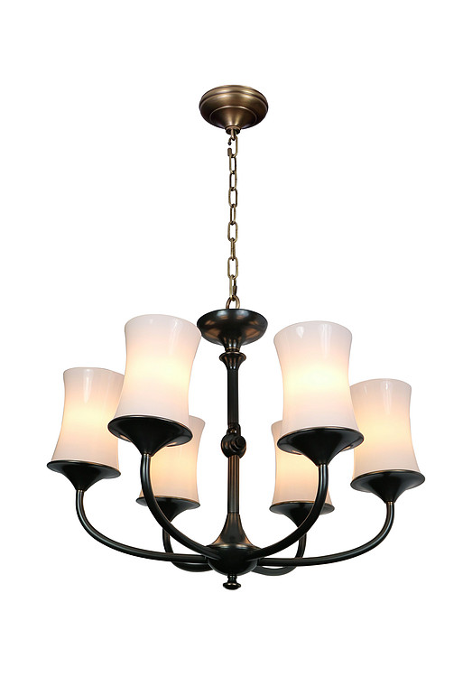 the year 2011 series of European American Pastoral lighting lamp Jane retro restaurant 6 bedroom Chandelier