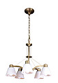 that year, lighting 2001 series, 2001/5P new American style, all copper chandelier