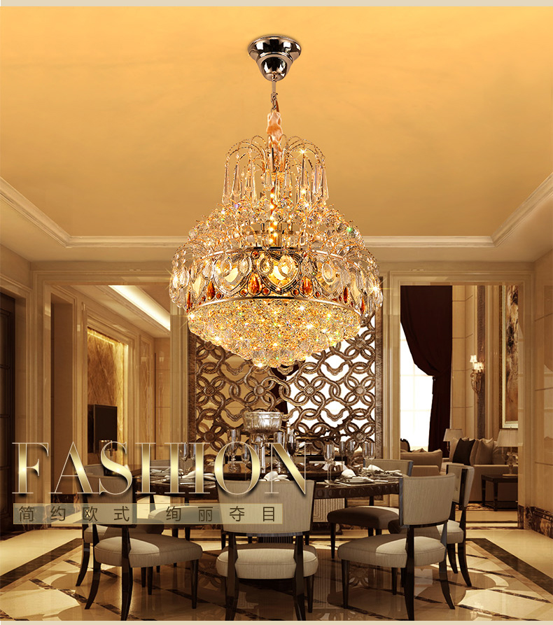 TF/Tianfeng European-style luxury crystal dining lamp