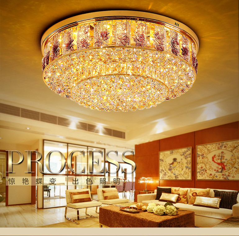 TF/Tianfeng European-style luxury crystal ceiling lamp