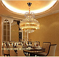TF/Tianfeng European-style luxury crystal dining lamp