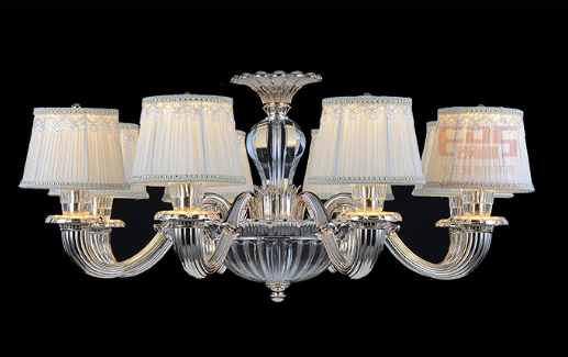 Xinshicheng Lighting,Modern simple living room, crystal chandelier, American style villa, duplex Iron Chandelier restaurant, bedroom European style lamp