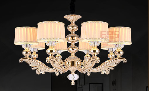 Xinshicheng Lighting,European style chandeliers, villas, duplex building, zinc alloy atmosphere, living room lamps, bedroom, hotel, restaurant lighting