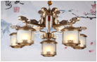 Dongyun Daguan,P9002-5+1 brass interior Chandelier