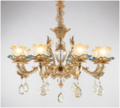 Meroni,modern interior Charm Blue Series - bloom MD88163-8 Chandelier