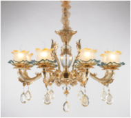 Meroni,modern interior Charm Blue Series - bloom MD88163-8 Chandelier