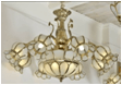 Nervd,modern interior 168818+3 gold-plated Glass Chandelier