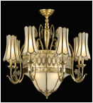 European-style,classical,brass lamp