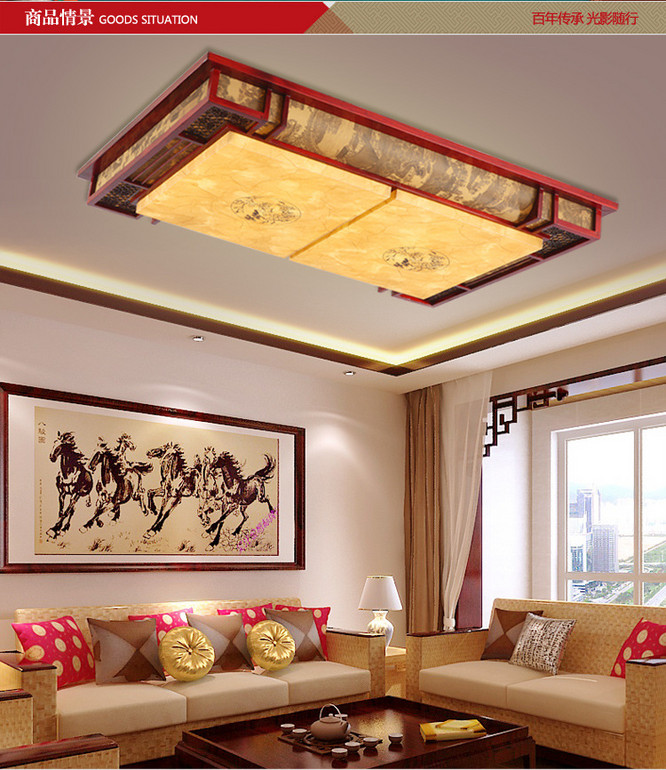 Ceiling lamp,Creative,Chinese,led,wooden