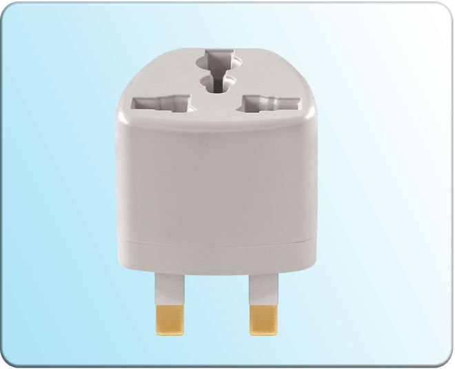 White,British converter,Plug,simple