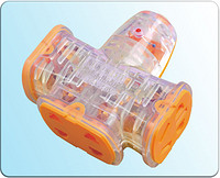 Transparent,Safety socket,orange,indoor