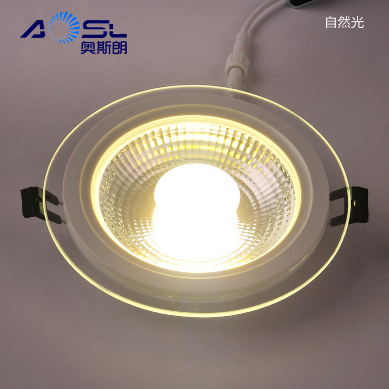 down light,Simple,Glass,circular,LED