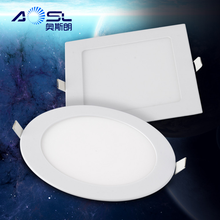 panel light,Simple,white,Dark outfit,4W