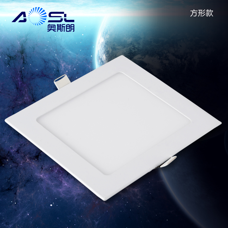 panel light,Simple,white,Dark outfit,4W