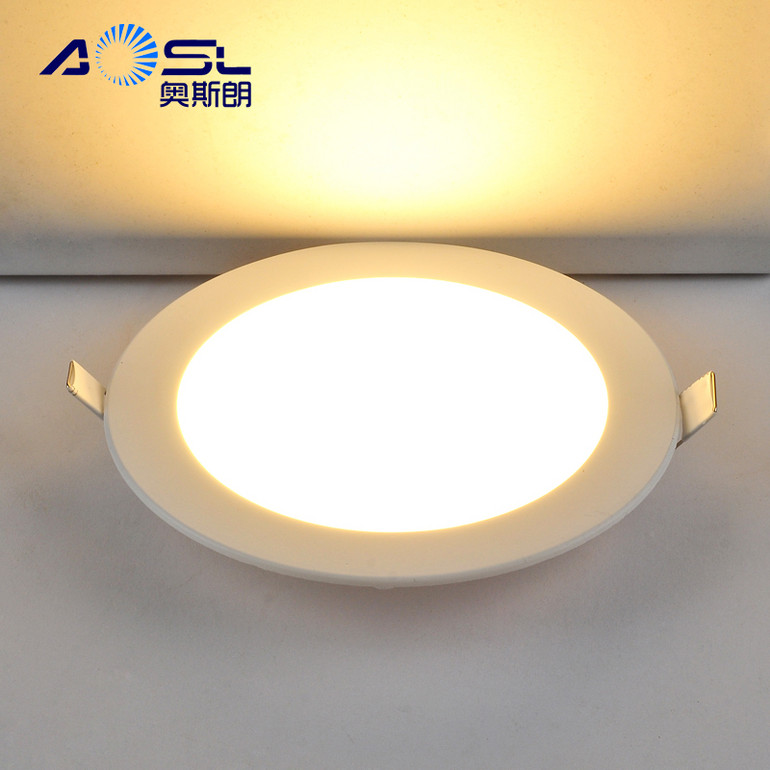 panel light,Simple,white,Dark outfit,6W