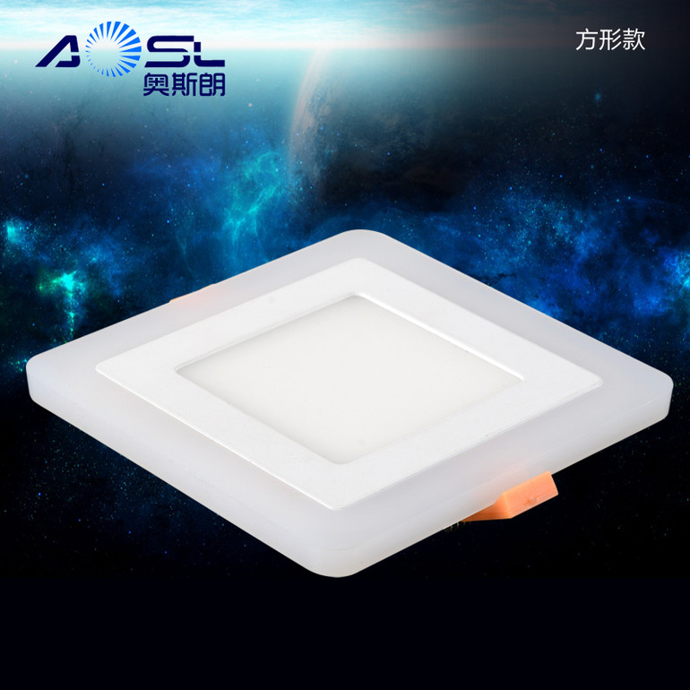 panel light,Simple,Double color,Dark outfit,6-24W