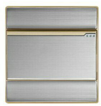switch,simple,INDOOR,Wall,gray,Stainless steel