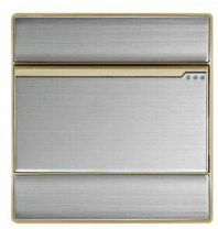 switch,simple,INDOOR,Wall,gray,Stainless steel