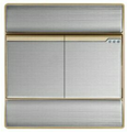 switch,simple,INDOOR,Wall,gray,Stainless steel