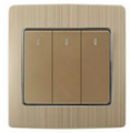 switch,simple,INDOOR,Golden,Wall,Aluminium alloy