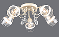 Chandelier,European-style,archaize,Glass,white,INDOOR