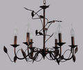 Chandelier, new-style,Coffee,copper,candle,INDOOR